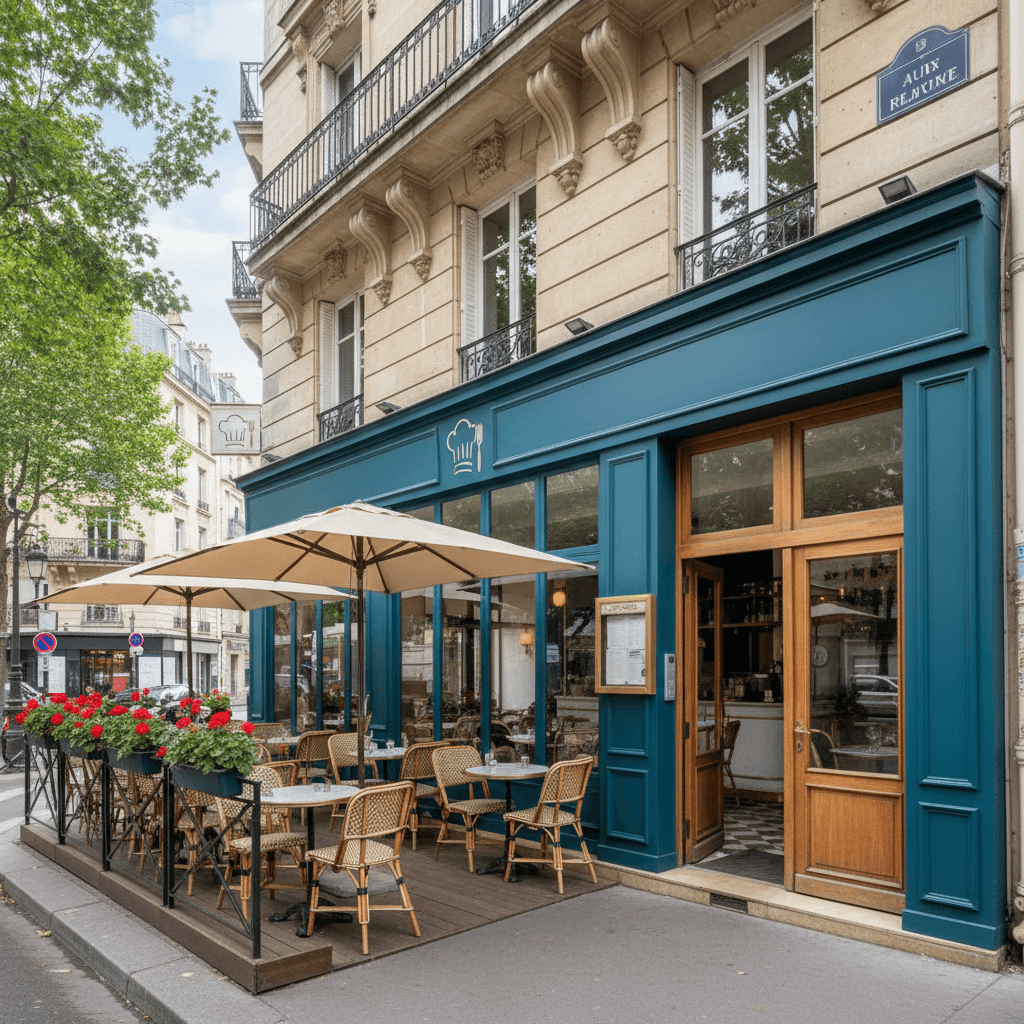 Restaurant 95 couverts à Aubervilliers : terrasse - extraction - Image 1