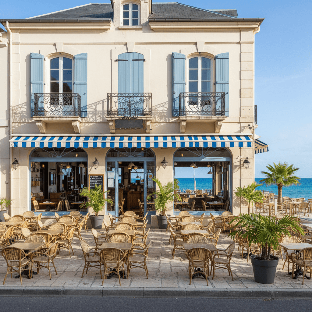 Bar-brasserie à Saint-Martin : terrasse - licence IV - Image 1