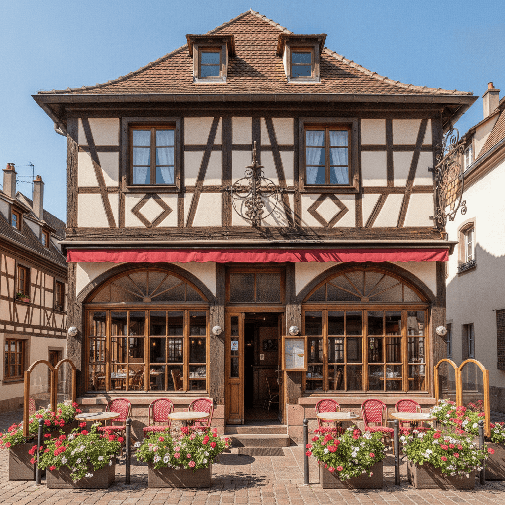 Restaurant 70m² à Strasbourg : terrasse - licence IV