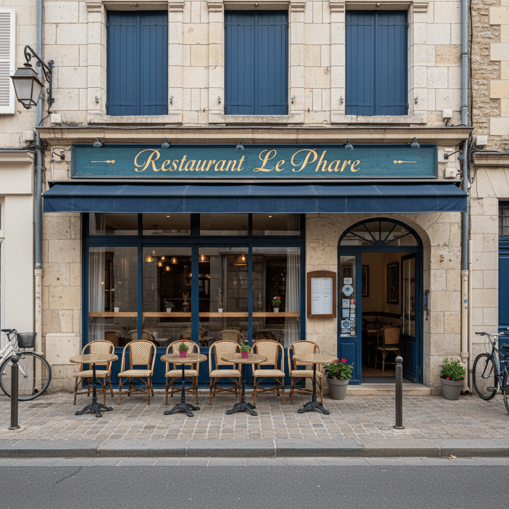 Restaurant 78m² à Le Havre : terrasse - cave/réserve - Image 1