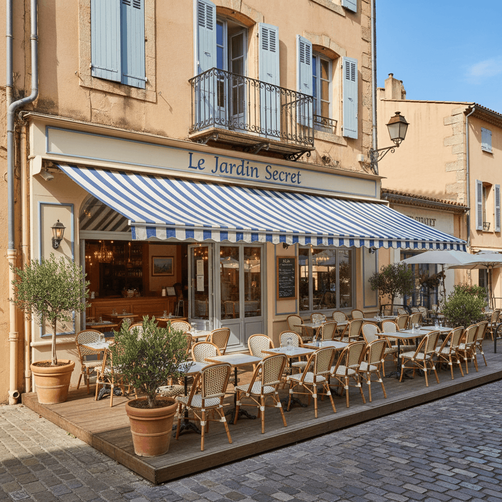 Restaurant 45m² à Antibes : terrasse - Image 1