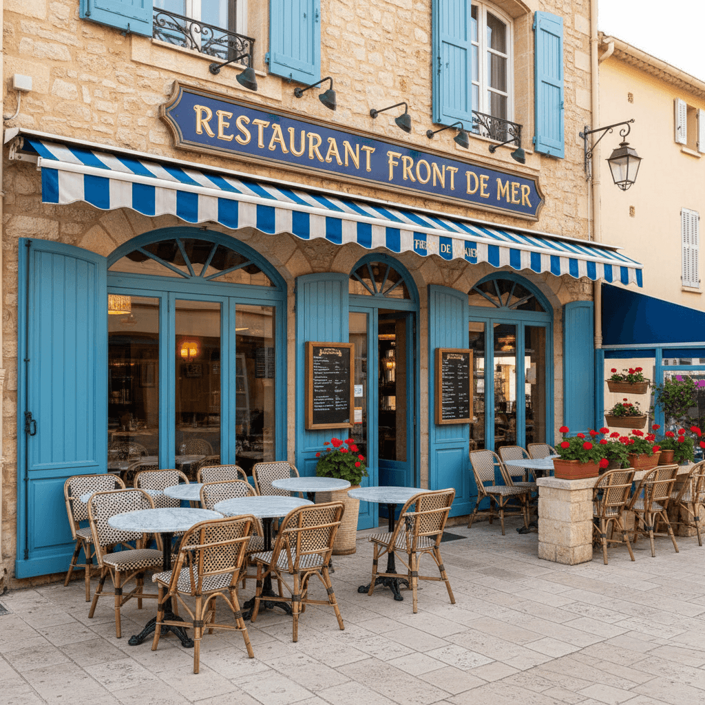 Restaurant 45m² à Antibes : terrasse - licence IV - Image 1