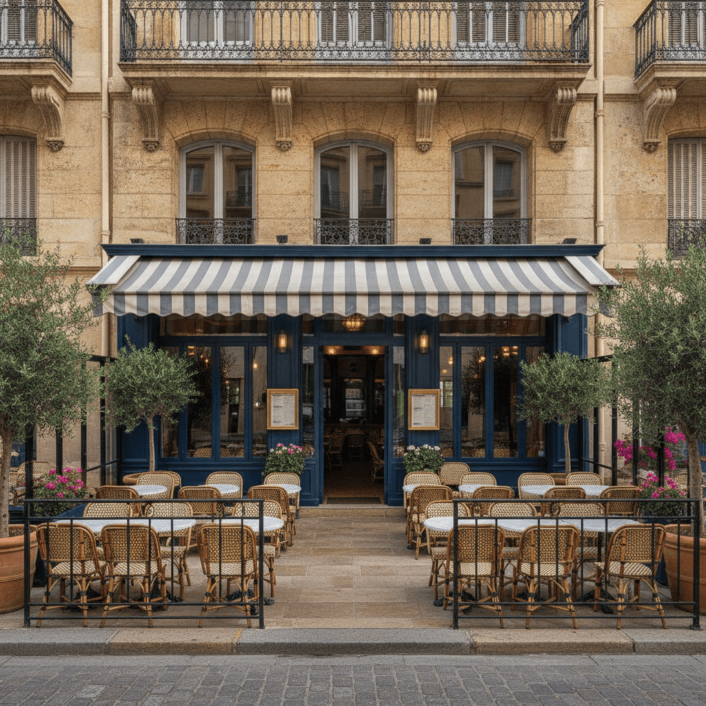 Restaurant 80m² à Marseille : terrasse - licence IV