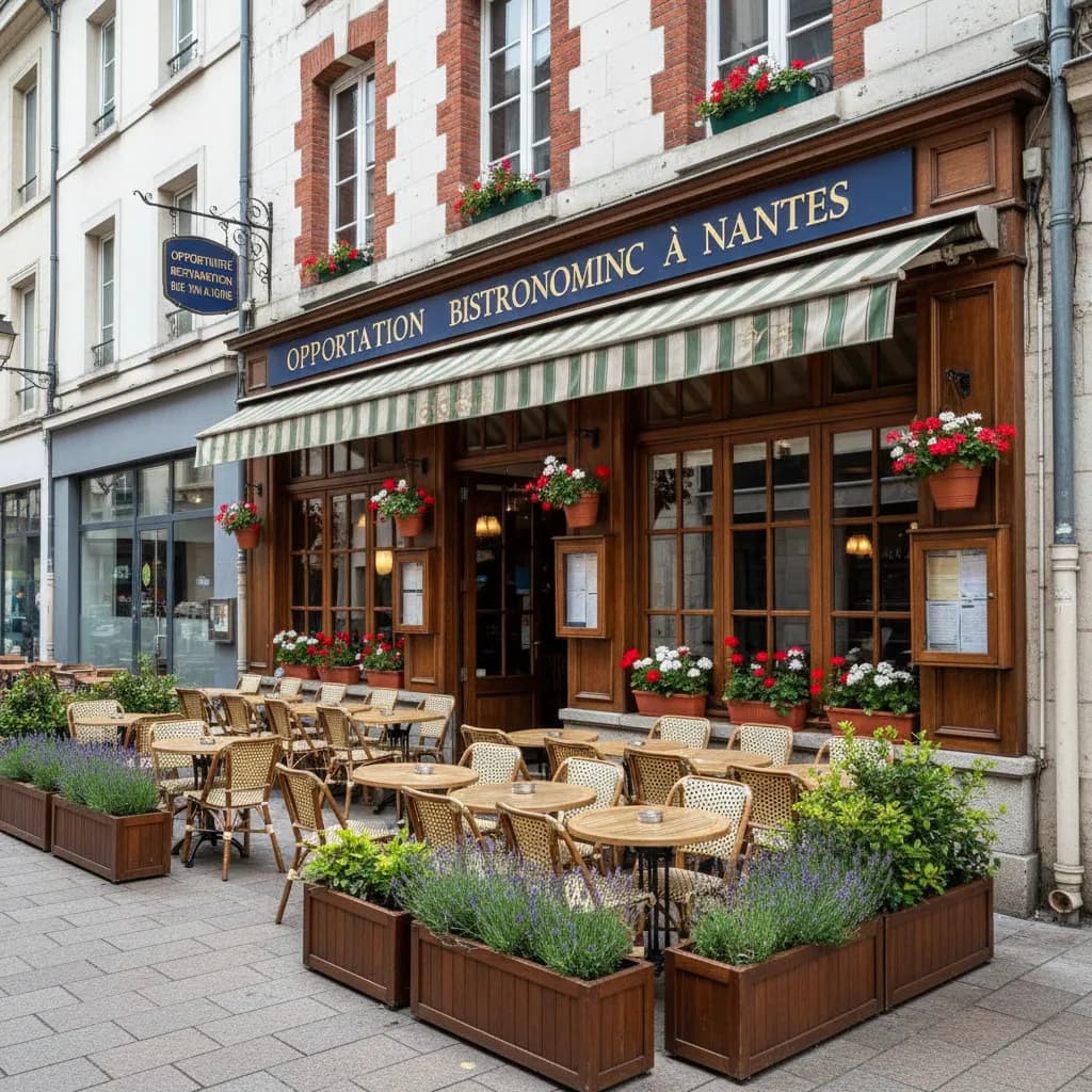 Restaurant à Nantes : terrasse - licence IV - Image 1