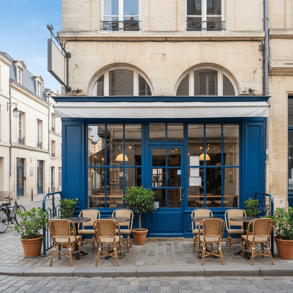 Restaurant à Nantes : terrasse - extraction - Image 1