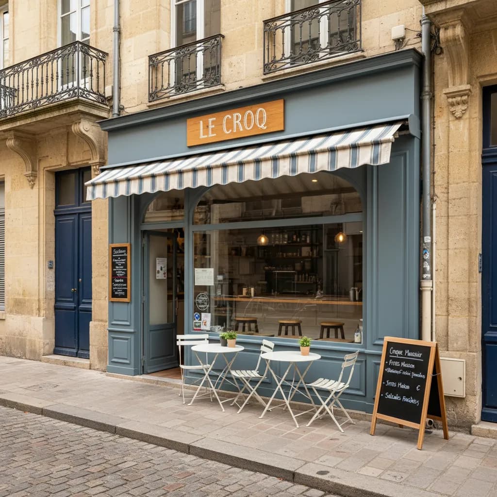 Snack 50m² à Bordeaux : cuisine équipée - cave/réserve - Image 1
