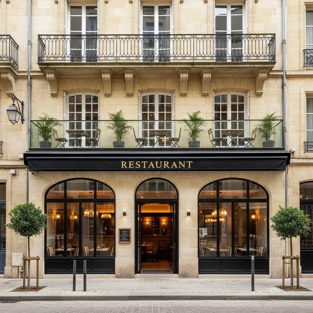 Restaurant à Bordeaux : terrasse - licence IV - Image 1