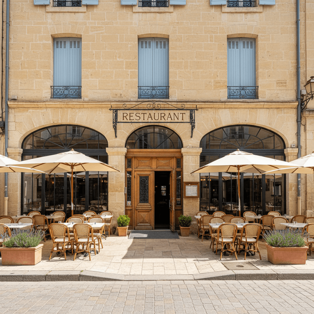 Restaurant 422m² à Montpellier : terrasse - licence IV