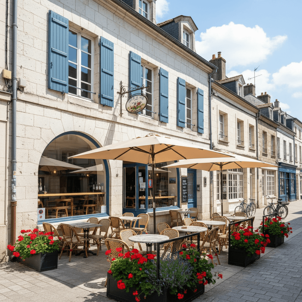 Restaurant 110m² à Angers : terrasse - licence IV