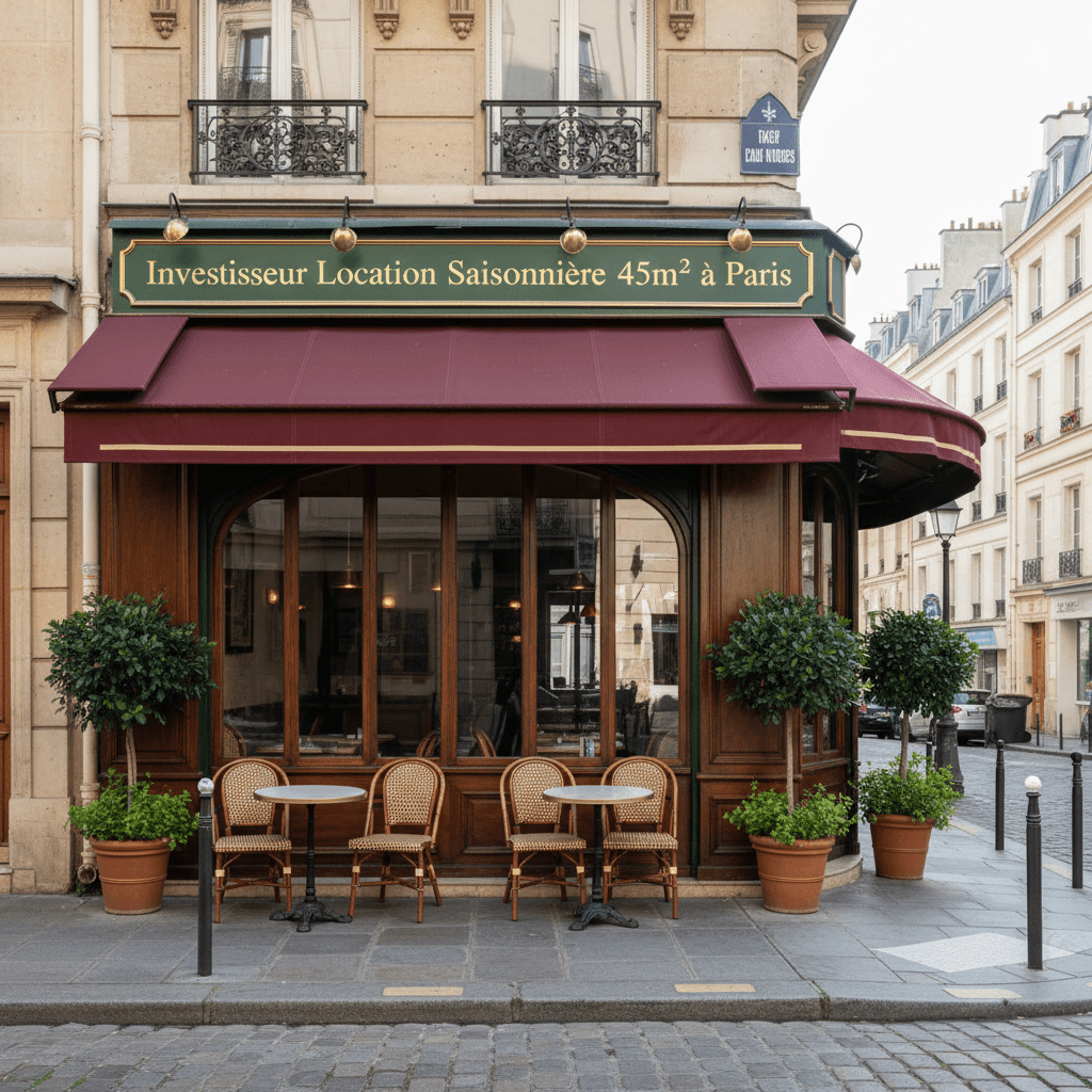 Investisseur location saisonnière 45m² à Paris - Image 1