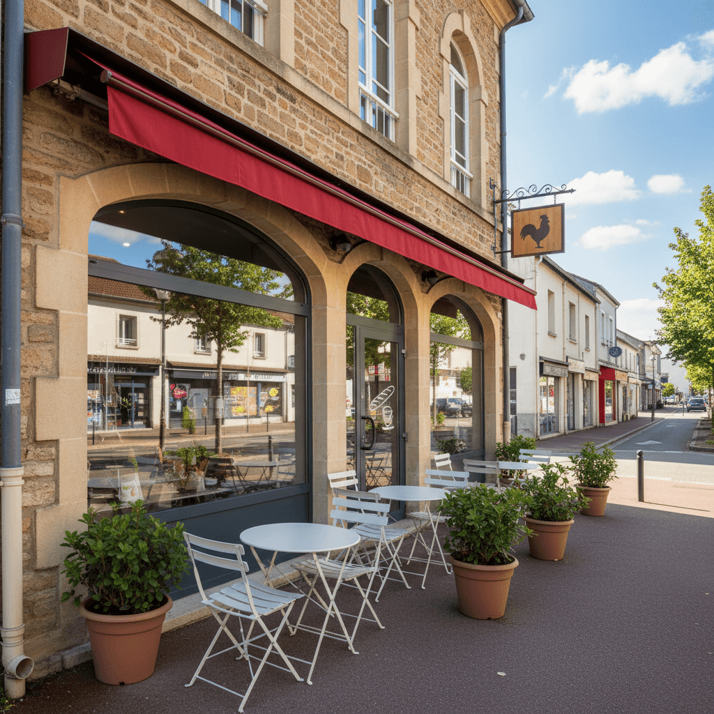 Fast-food à Vernouillet : terrasse - chambre froide - Image 1