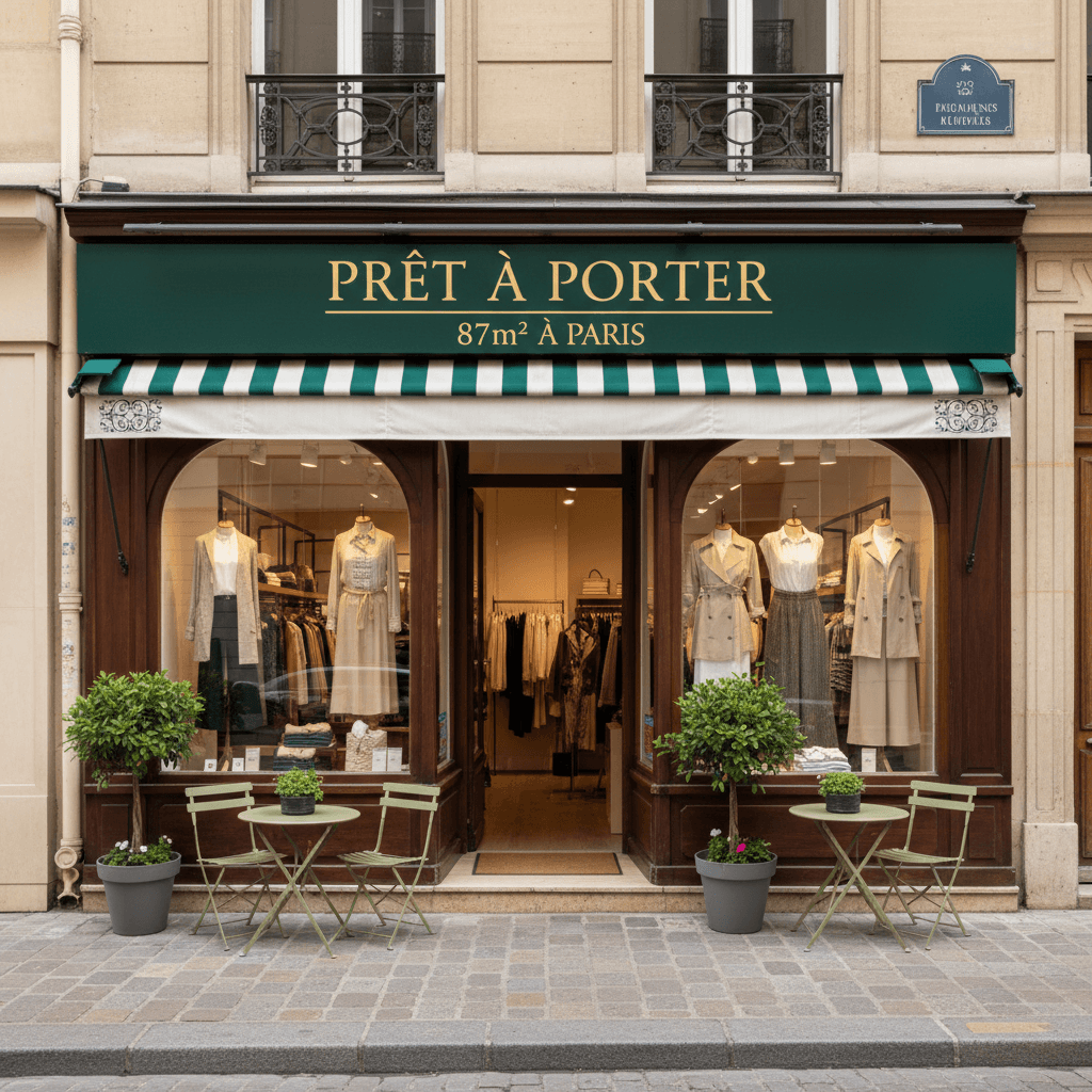 Prêt à porter 87m² à Paris