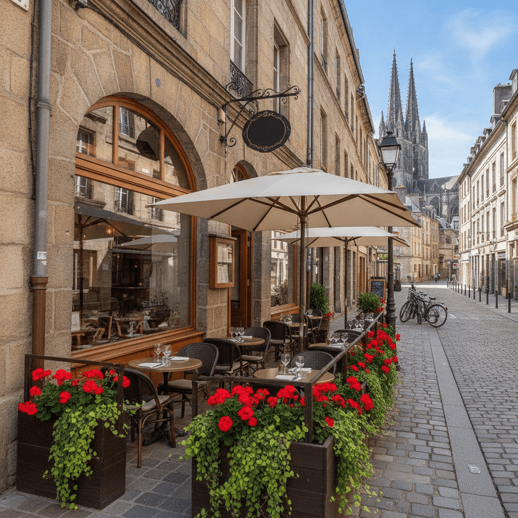 Restaurant 80m² à Clermont-Ferrand : terrasse - licence IV