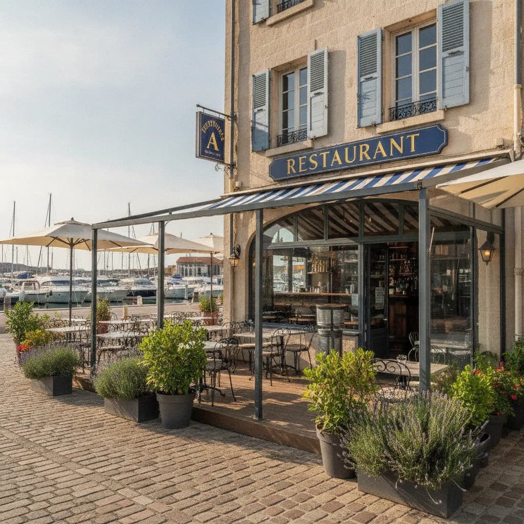 Restaurant à Agde : terrasse - extraction - Image 1