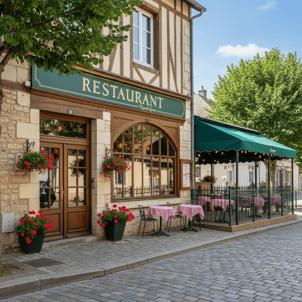 Restaurant 410m² à Cognat-Lyonne : terrasse - licence IV - Image 1