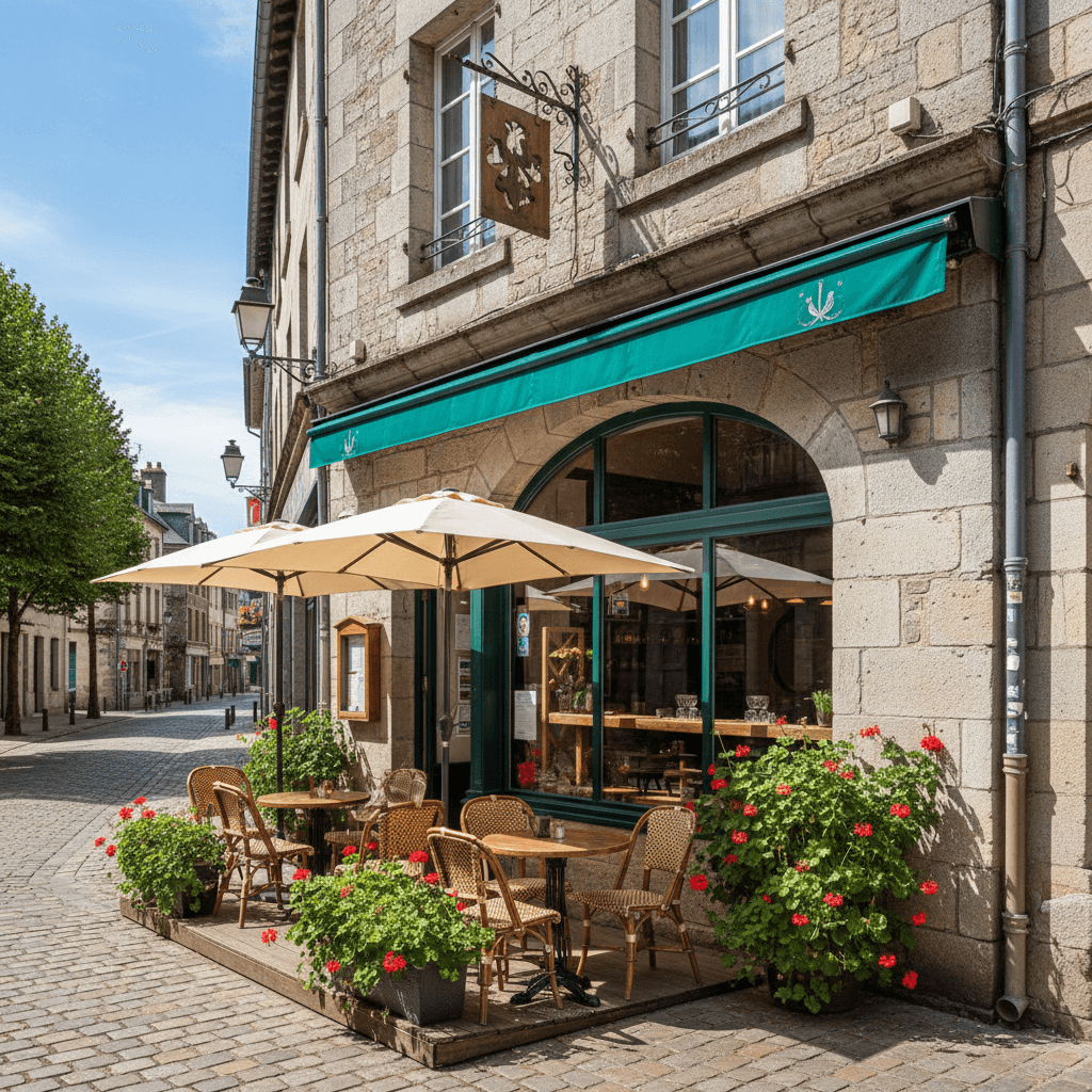 Restaurant 180m² à Rennes : terrasse - licence IV