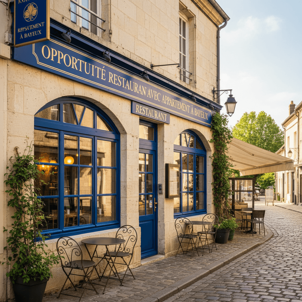 Restaurant 164m² à Bayeux : licence IV - cuisine équipée - Image 1