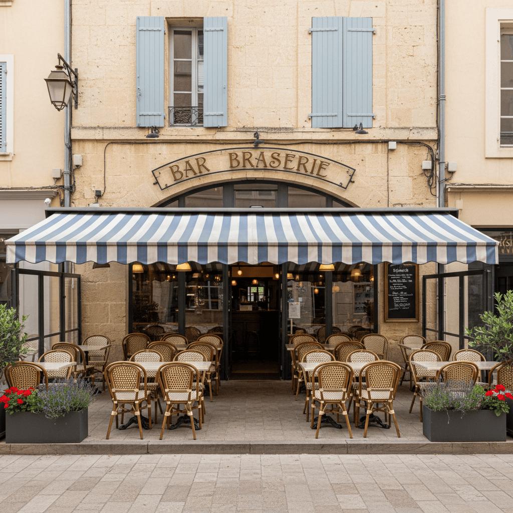 Bar-brasserie 100m² à Aix-En-Provence : terrasse - licence IV - Image 1