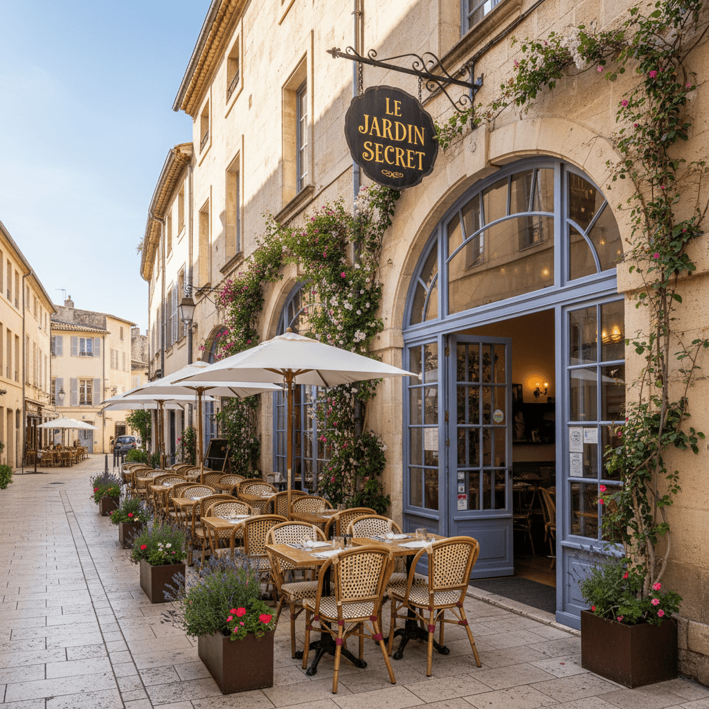 Restaurant 75m² à Aix-En-Provence : terrasse - extraction