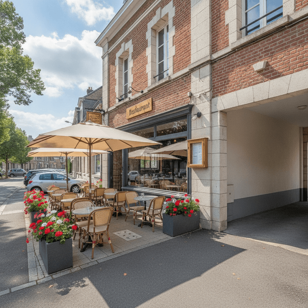 Restaurant 218m² à Bondues : terrasse - licence IV - Image 1