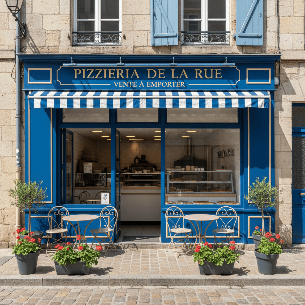 Fast-food à Vannes : terrasse - extraction - Image 1