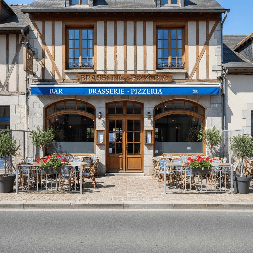 Bar-brasserie 200m² à Herbignac : terrasse - licence IV - Image 1