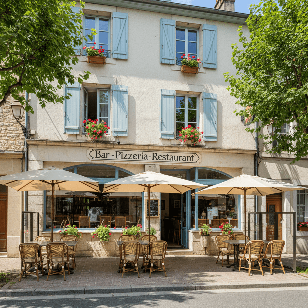 Restaurant 301m² à Nantua : terrasse - licence IV - Image 1
