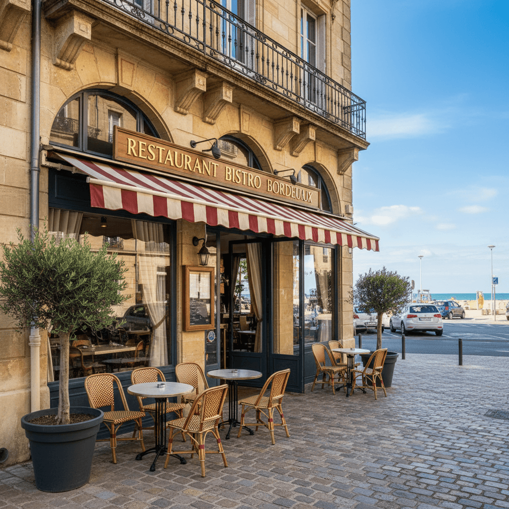Restaurant 303m² à Bordeaux : terrasse - licence IV