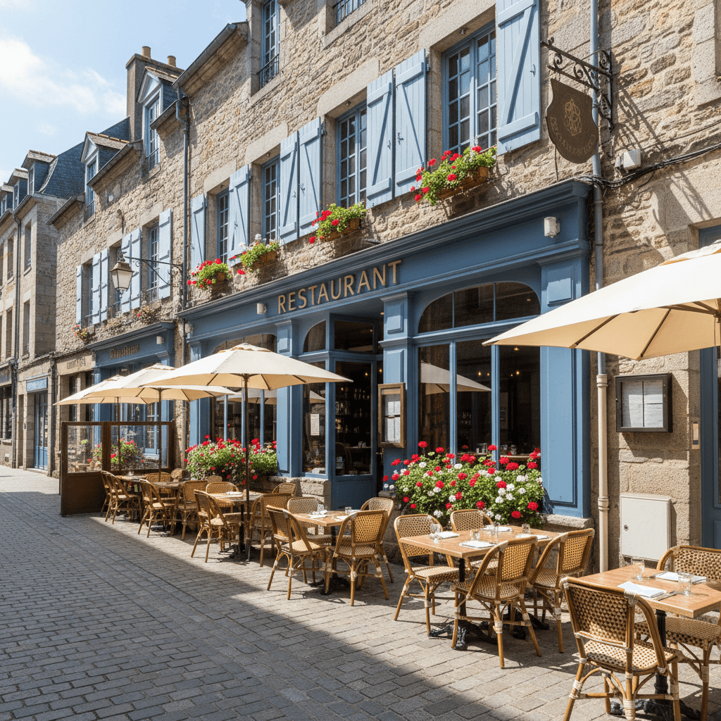 Restaurant à Vannes : terrasse - licence IV - Image 1