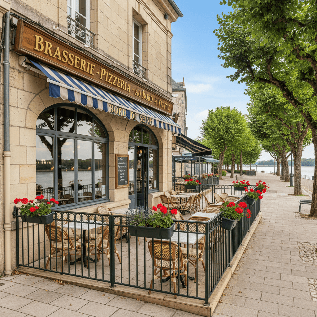Bar-brasserie 180m² à Yvetot : terrasse - licence IV - Image 1