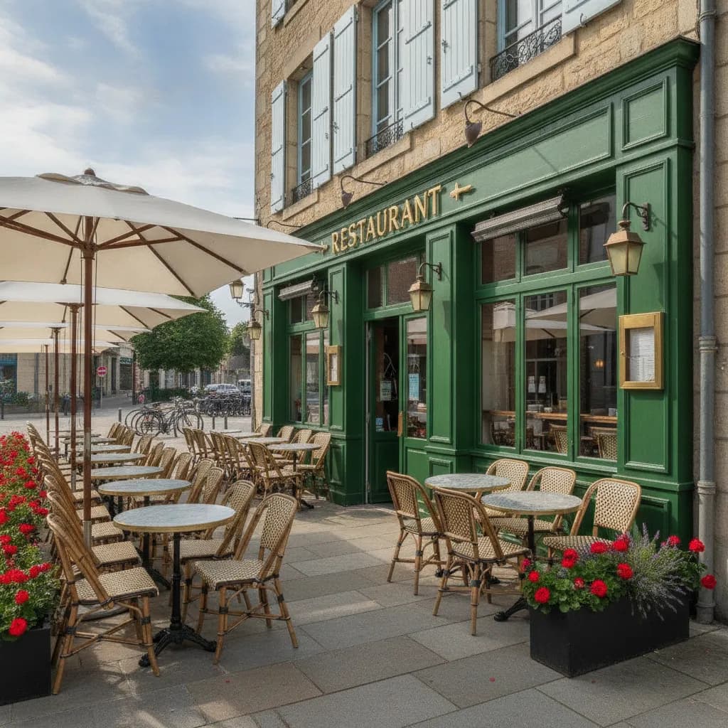 Restaurant 90m² à Villeneuve-D'Ascq : terrasse - extraction - Image 1