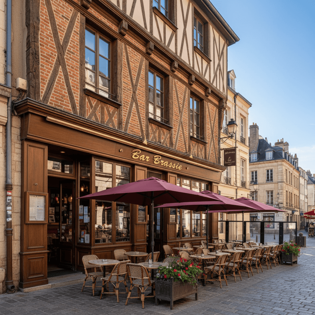 Bar-brasserie à Rouen : terrasse - licence IV