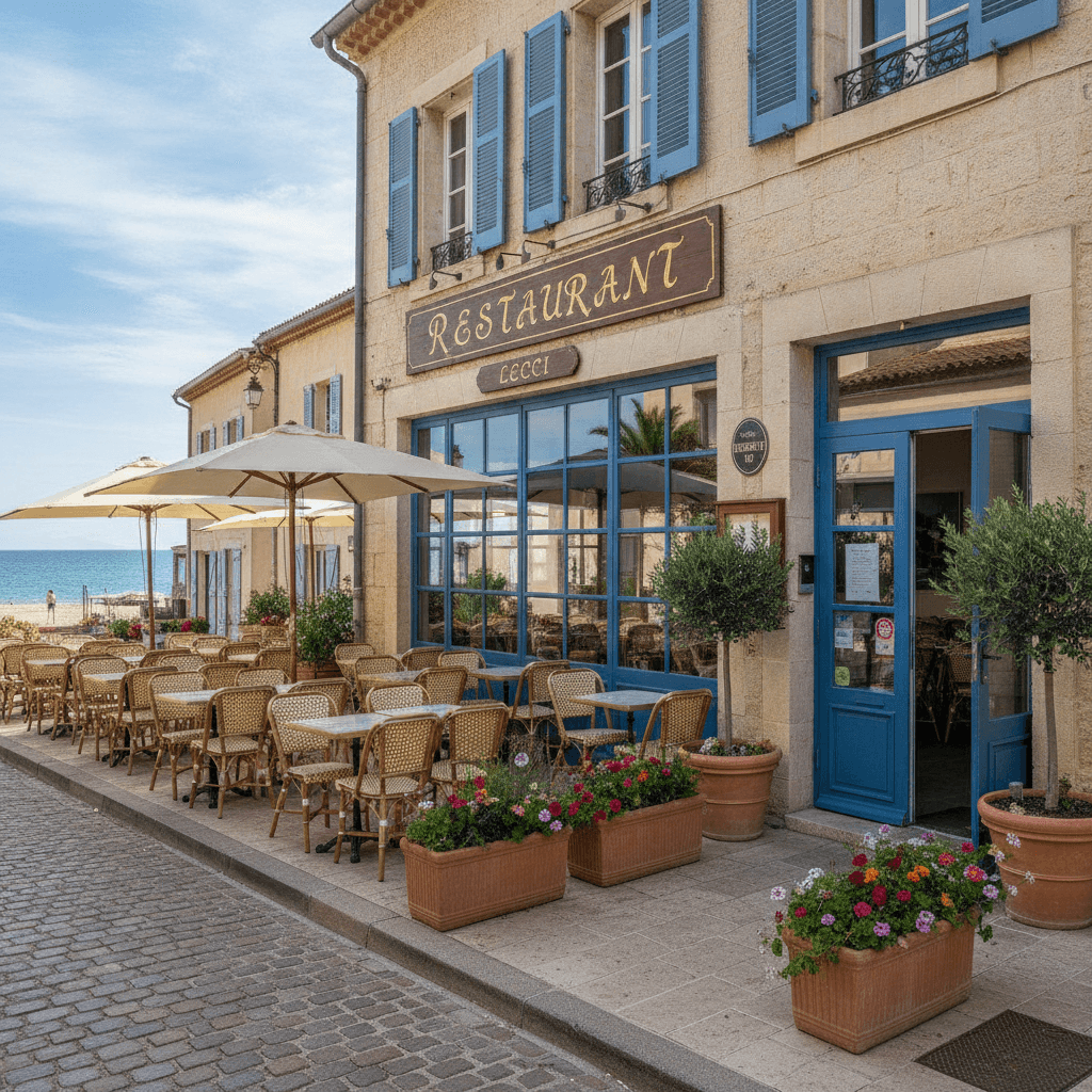 Restaurant à Lecci : terrasse - licence IV - Image 1