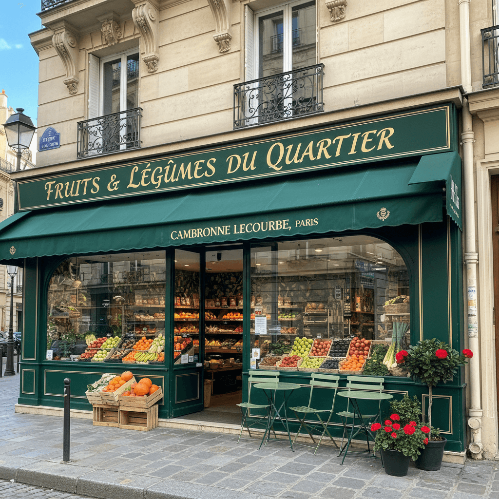 Local commercial idéal fruits et légumes à Paris - Image 1