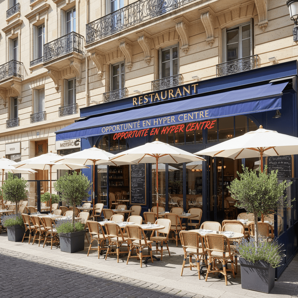 Restaurant 70m² à Cannes : terrasse - licence IV - Image 1