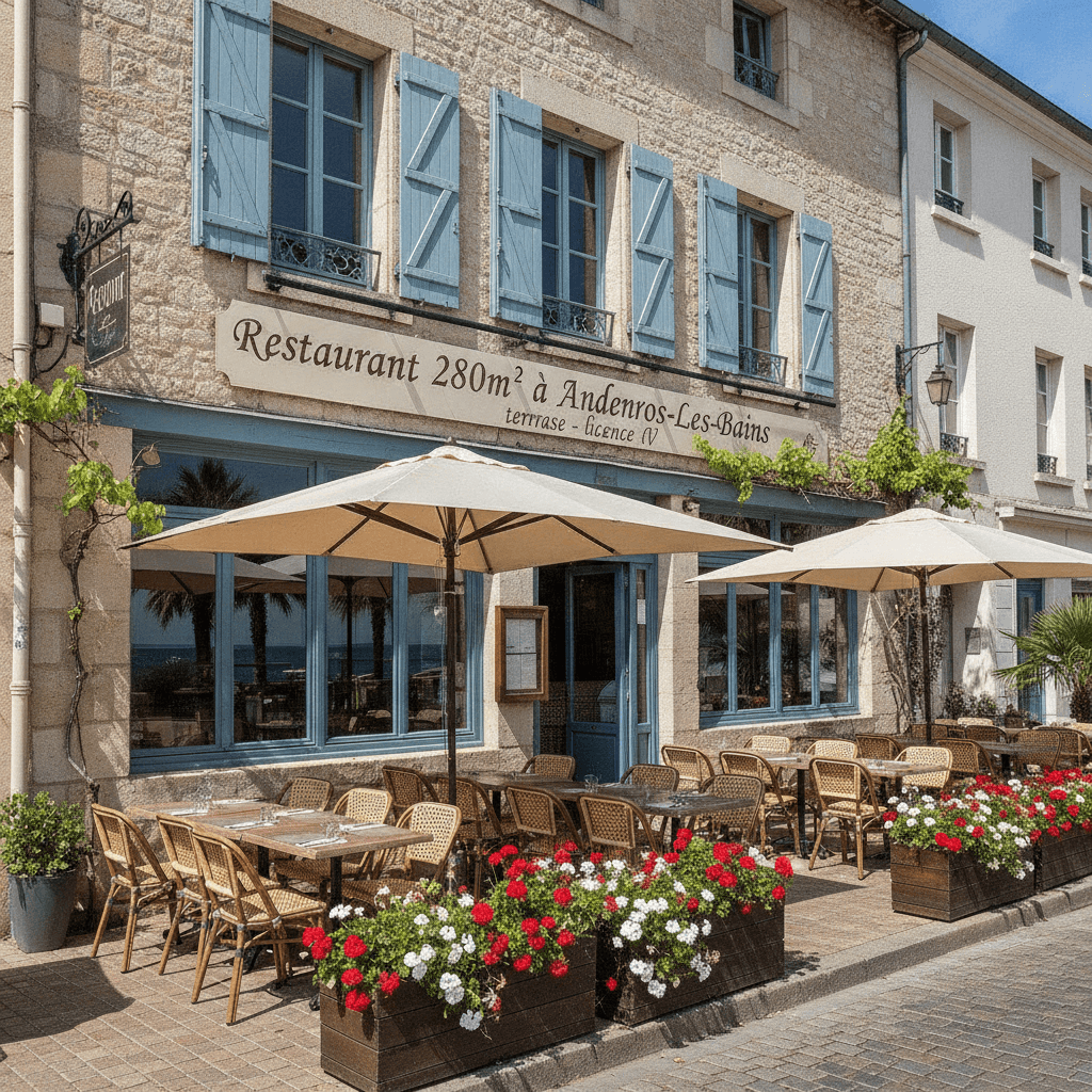 Restaurant 280m² à Andernos-Les-Bains : terrasse - licence IV - Image 1