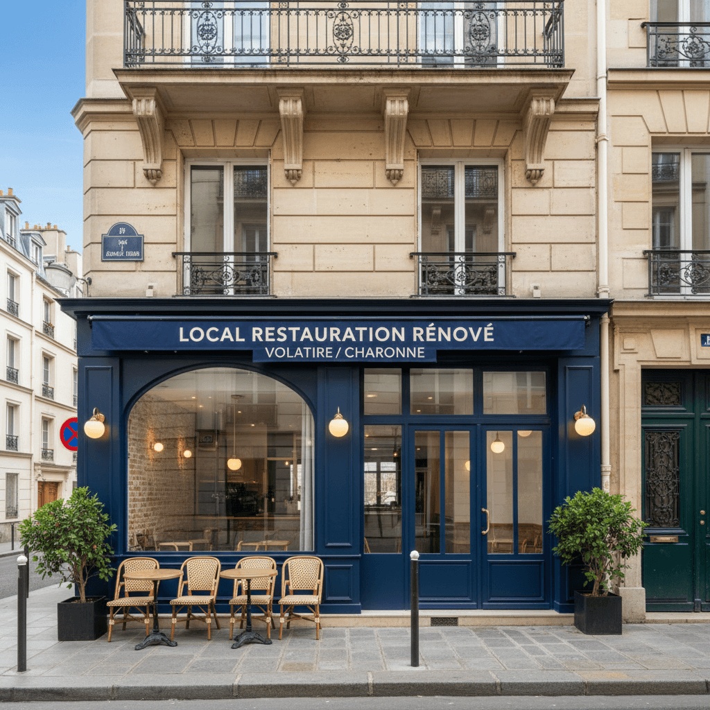 Local Restauration Rénové à Voltaire/Charonne - Image 1