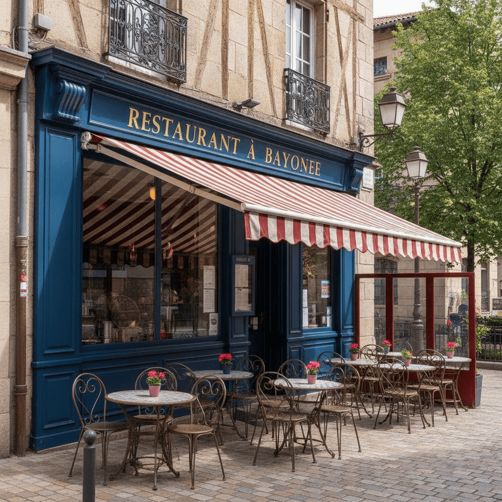 Restaurant à Bayonne : terrasse - licence IV - Image 1