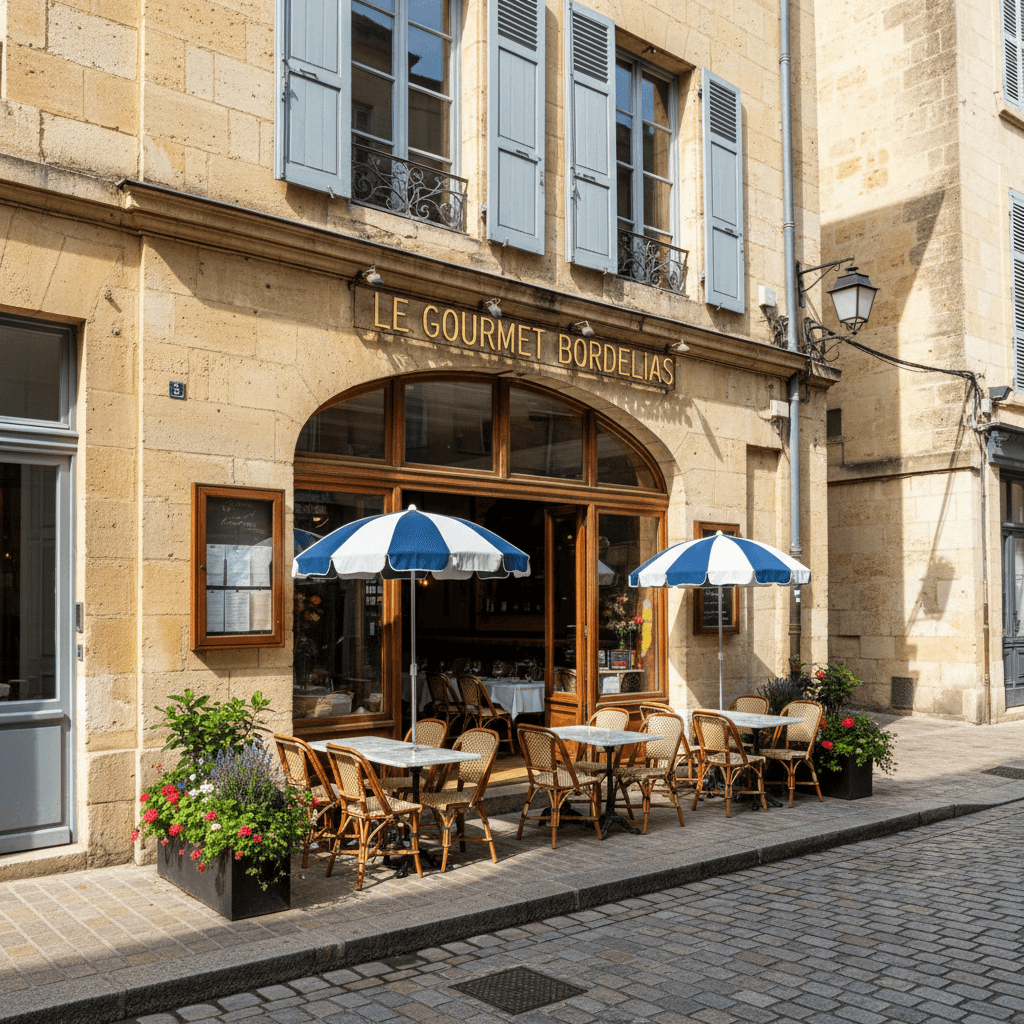Restaurant 200m² à Bordeaux : terrasse - extraction