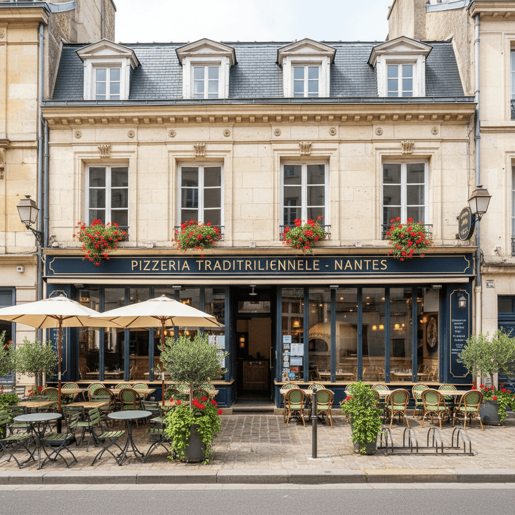 Restaurant 65m² à Nantes : terrasse - extraction - Image 1