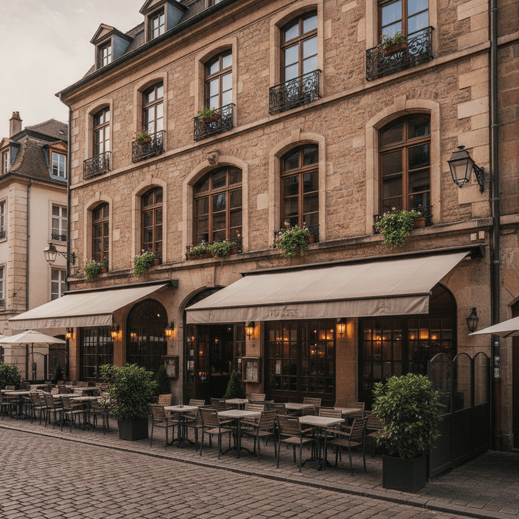 Restaurant 883m² à Strasbourg : terrasse - licence IV - Image 1