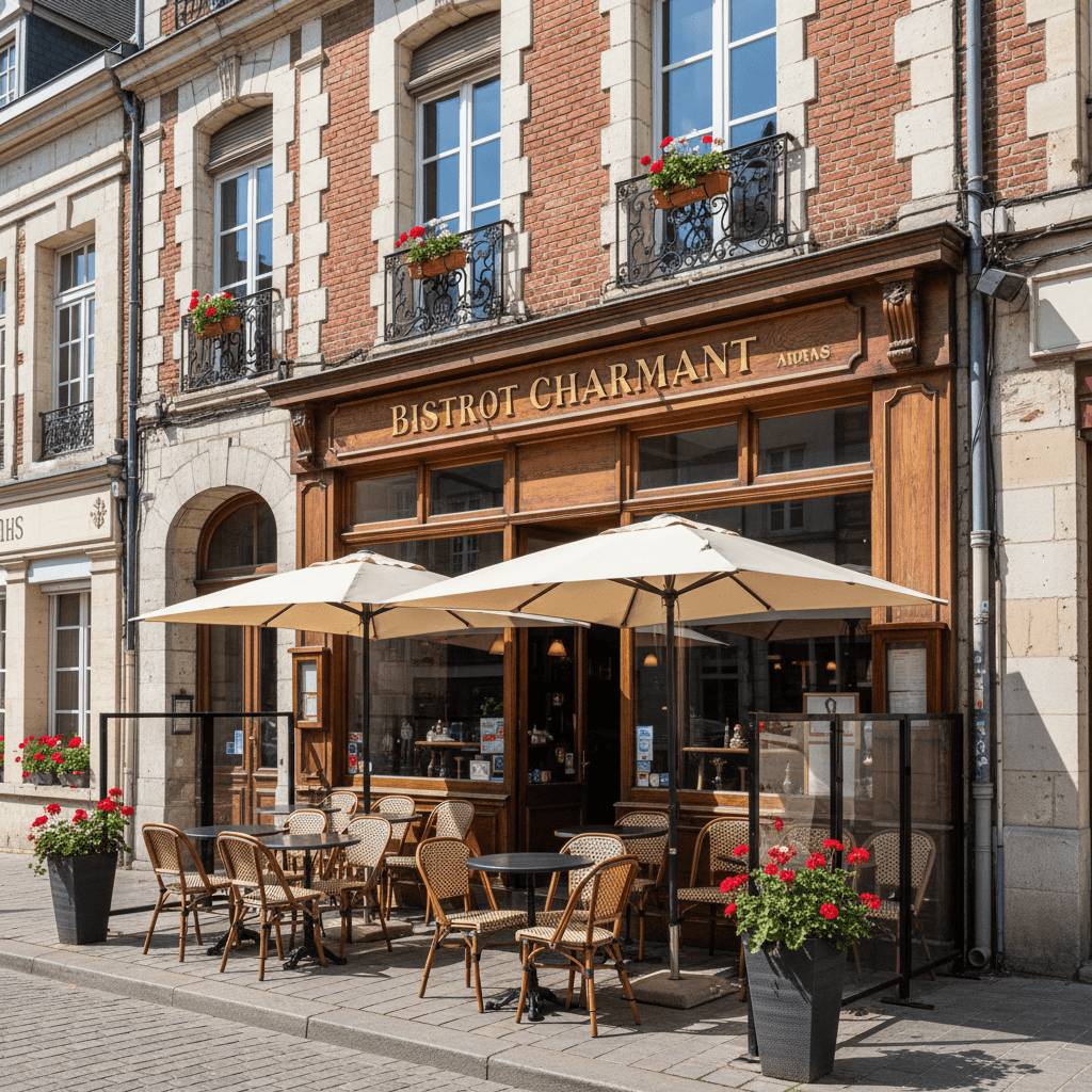 Restaurant à Arras : terrasse - licence IV - Image 1