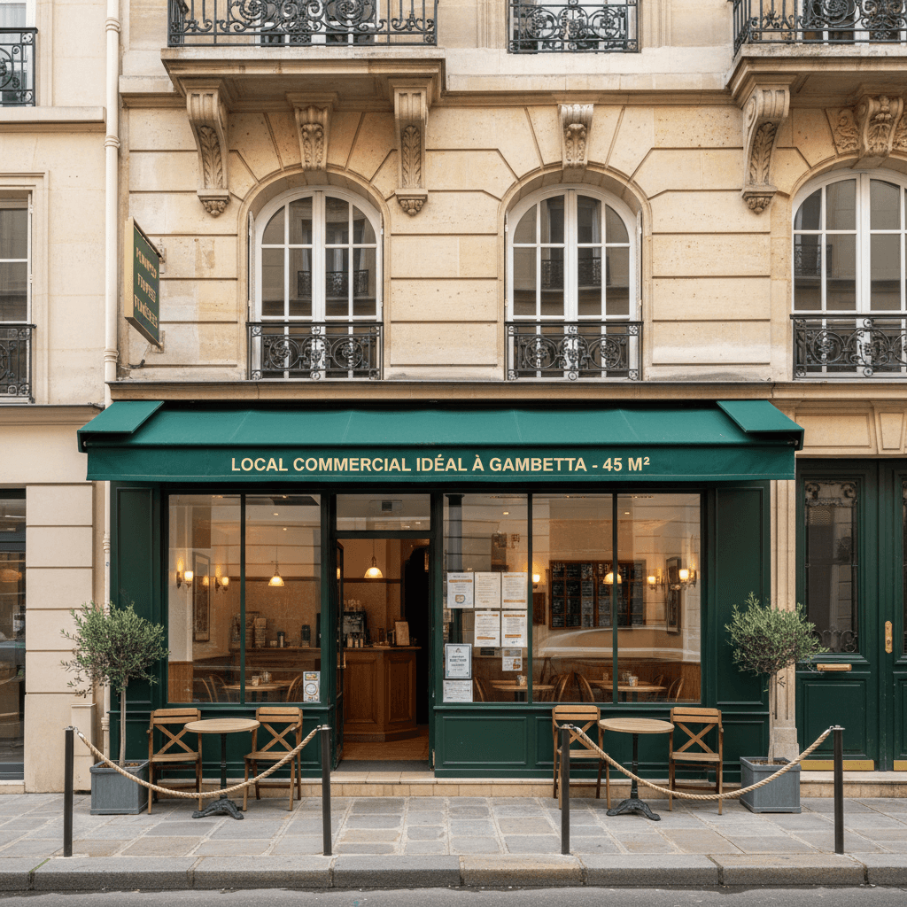 Local Commercial Idéal à Gambetta - 45 m² - Image 1