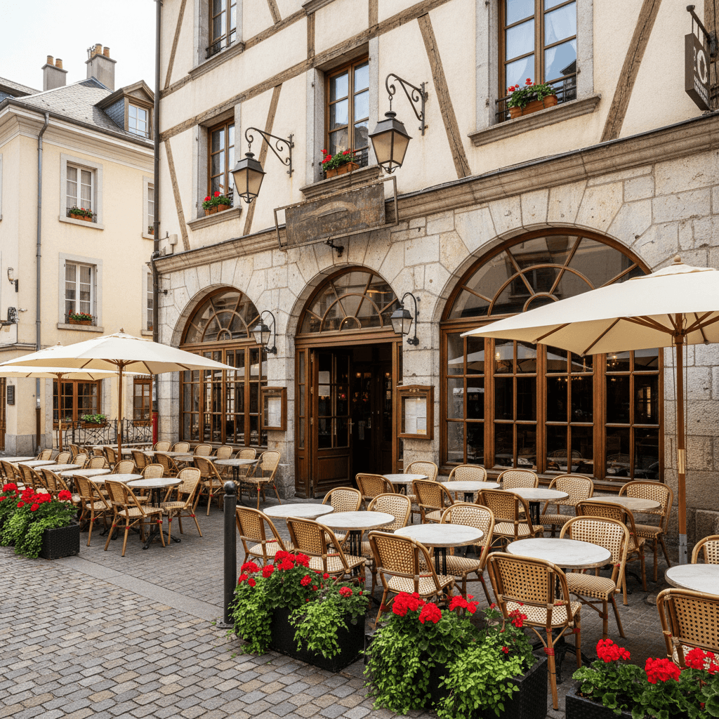 Bar-brasserie à Annecy : terrasse - licence IV - Image 1