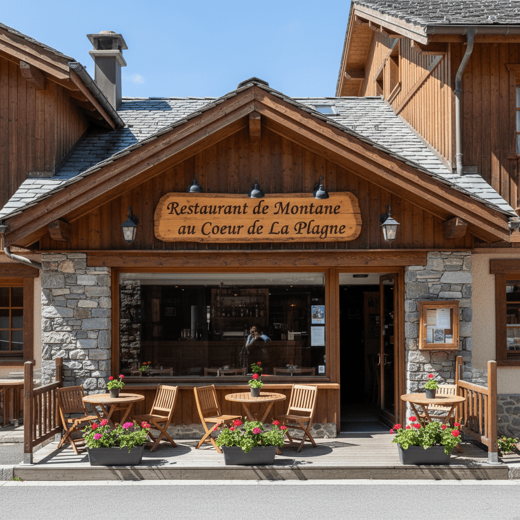 Restaurant 134m² à La Plagne Tarentaise : cuisine équipée - Image 1