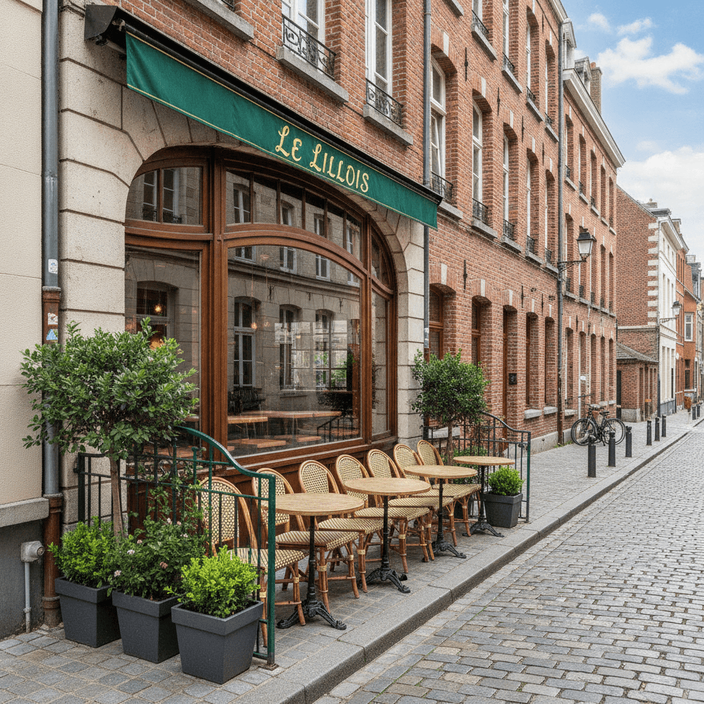 Restaurant 140m² à Lille : terrasse - licence IV