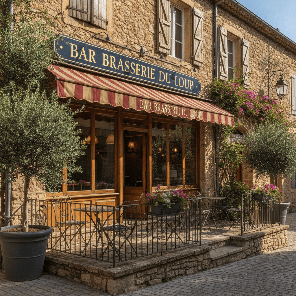 Bar-brasserie 75m² à Tourrettes-Sur-Loup : terrasse - licence IV - Image 1