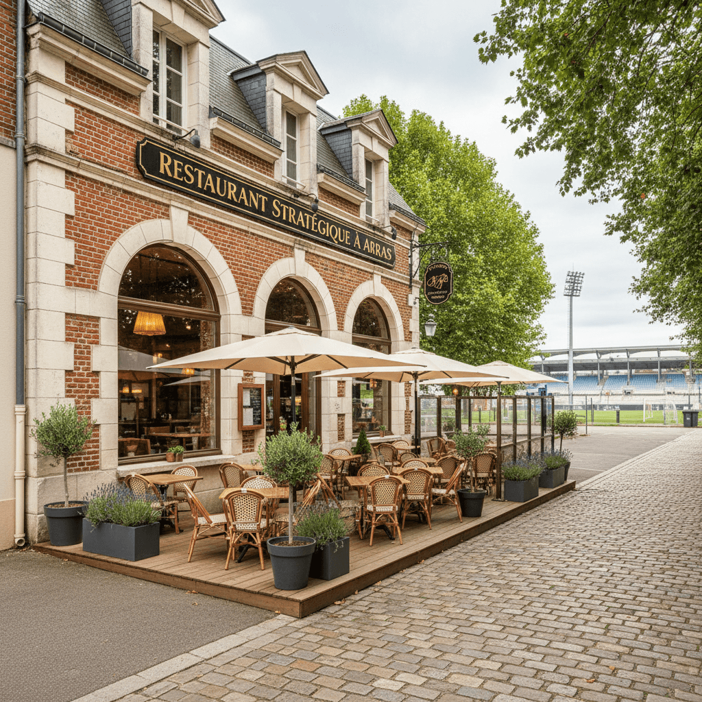 Restaurant à Arras : terrasse - licence IV - Image 1