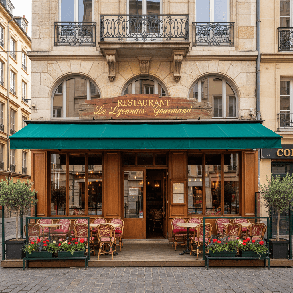 Restaurant 120m² à Lyon : terrasse - licence IV