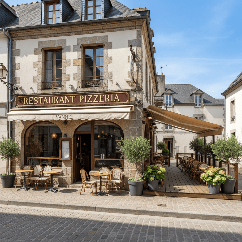 Restaurant à Vannes : terrasse - licence IV - Image 1